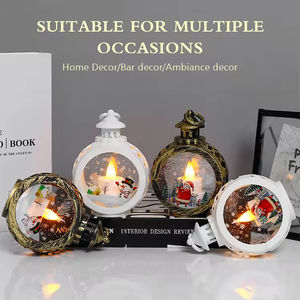 Lampe à bougie suspendue LED blanc chaud, décoration de fête, décoration de Noël, décoration de bureau, décoration de fenêtre, fonctionne sur piles - Product Image 3