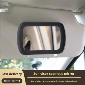 Car Visor <b>Clip</b>-On Makeup <b>Mirror</b> Passenger Vanity In-Car Sunshade High-Definition Glass Side <b>Mirror</b> - Product Image 2