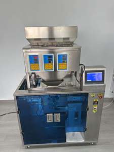 Máquina de envasado de 3 cabezales para bolsas doypack preformadas con báscula para semillas, granos y azúcar - Product Image 4