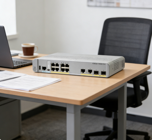 WS-C2960CX-8TC-L สวิตช์อีเธอร์เน็ตกิกะบิตแบบจัดการได้ 8 พอร์ต, 2x1G คอปเปอร์ + 2x1G SFP อัปลิงค์, ไร้พัดลม, ดีไซน์กะทัดรัด, แลนเบส - Product Image 2