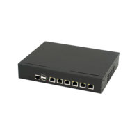 Nuevo Mini PC Firewall Router D525 Pfsense Más Económico, 6 Puertos Ethernet, RAM DDR3, Intel Celeron Dual Core, Almacenamiento SSD/HDD, 3 Años de Garantía