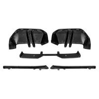 Difusor Trasero de Reemplazo Directo para BMW Serie 5 G60 MP Tipo 2024-IN, Fibra de Carbono Real Brillante, Tejido Twill 3x3, Labio de Parachoques 5