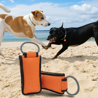 Jouet d'entraînement pour animaux de compagnie, 2520D résistant aux morsures, bâton de tirage interactif en corde pour animaux, jouet à mâcher pour chien, fabriqué de manière durable, robuste et résistant