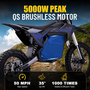 KOOZ HP117E 72V Pro 5000W Moto Elettrica da Cross per Adulti con Motore Brushless, Motocicletta Fuoristrada - Product Image 4
