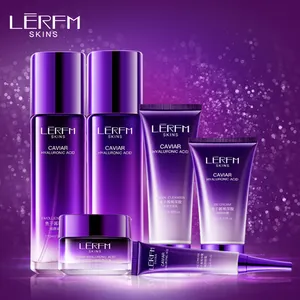 Oem Private Label LERFM Professional Beauty Cosmetic Sturgeon Caviar Extract Skin Care Set