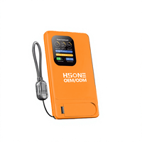 Batterie externe intelligente LYJ05 TFT avec affichage, charge rapide 15W/20W, support magnétique 3-en-1 et cordon, 5000/10000mAh, OEM