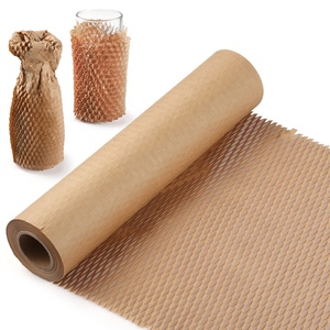 50cm*30m <strong>Wrap</strong> Pack Body <strong>Wrap</strong> Honeycomb Cushioning <strong>Paper</strong> Roll Honeycomb Wrapping <strong>Paper</strong> Uncoated Gift Craft Craft <strong>Paper</strong> - Product Image 1