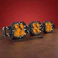 Projecteur de travail LED extérieur pour voiture 90W 12V, étanche à l'eau et à la poussière, en forme de trèfle à quatre feuilles, pour voitures tout-terrain