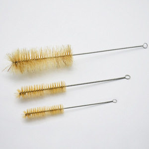Cepillo para tubos de ensayo/tamaño mediano, cepillo de cerdas de cerdo, herramienta de bricolaje, consumibles para laboratorio de química, limpieza de tubos de ensayo. - Product Image 1