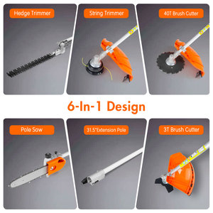 Enviado desde EE. UU. Desbrozadora multifuncional <span class=keywords><strong>Neotec</strong></span> 5 en <span class=keywords><strong>1</strong></span>, cortadora de gasolina de 52 cc, sierra para podar, recortadora de césped, cortacésped - Product Image 3