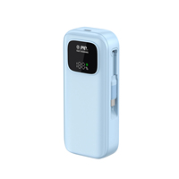 Chargeur rapide double Type C 10000 mAh magnétique mini Power Bank, prix d'usine chinois 2024, logo ODM