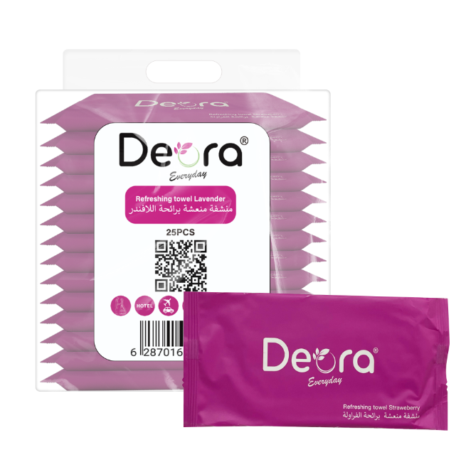 Individually Wrapped Disposable Cotton Moist Cleaning