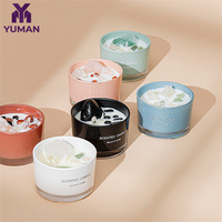 Bougie parfumée artisanale moderne en cire de soja, écologique, à base de cristaux, pour l'aromathérapie, personnalisable, relaxante, pour les fêtes de Noël, vente en gros