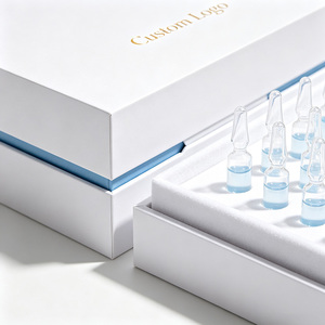 Custom Luxury Gift Rigid Drawer <b>Box</b> with Gold Foil Logo for 3ml/5ml/10ml <b>Glass</b> Vials Cosmetic Packaging - Product Image 6