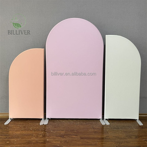 Alta calidad 3 * 6FT aluminio Chiara MARCO DE Metal arco Feliz cumpleaños cubre lindo cielo foto telón de fondo boda evento escenario Decoración - Product Image 2