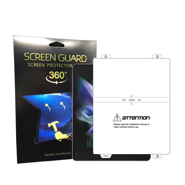 For Samsung Galaxy Z Fold3/Z Fold 2/Z Fold 1/ W20 5G Full Cover clear Hydrogel TPU Soft Film Screen protection