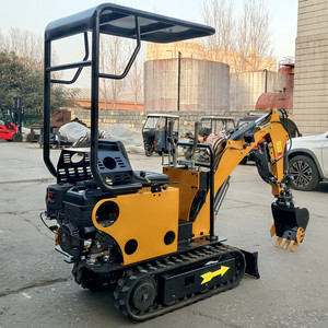 800kg Full Hydraulic Earth Moving Machinery Loader 4x4 Retroexcavadora Excavadora Equipo pesado Mini Loader con - Product Image 3