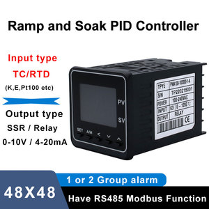 LCTC PMA Series Intelligent Digital LED Display Temperature Controller K J PT100 <strong>Input</strong> SSR/<strong>Relay</strong>/0-10v/<strong>4</strong>-20ma <strong>Output</strong> 48*48 - Product Image 2