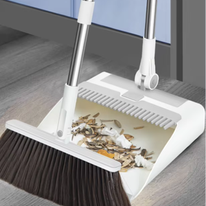 Juego de <span class=keywords><strong>escoba</strong></span> y recogedor de limpieza de suelo <span class=keywords><strong>para</strong></span> el hogar 3 en 1 con rodillo de pelusa <span class=keywords><strong>para</strong></span> limpieza profunda - Product Image 1