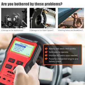 ANCEL BST100 Digitale 12V Auto Accu Tester 100-2000 CCA Belasting Opladen Starten Tester Auto Alternator Diagnose Gereedschap - Product Image 2
