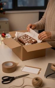 Urna Funeraria de Primera Calidad con Diseño Navideño Impreso, Urna para Cremación en Venta por Exportadores - Product Image 5