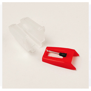 Aguja de repuesto Universal roja para tocadiscos de vinilo, cartucho de alta fidelidad, herramienta accesoria de audio duradera - Product Image 1