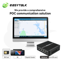 Easytalk N9 Caméra corporelle 4G et interphone avec écran tactile 2,3 pouces, vidéo 2K, Android 12, mémoire 16 Go pour la coordination d'équipe en restaurant