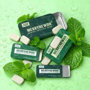 Merrynewon - Latas Metálicas Personalizadas de Alta Calidad, Embalaje para Mentas, Caja Deslizante Rectangular Pequeña para Dulces, Caja Cuadrada para Chicles - Product Image 1