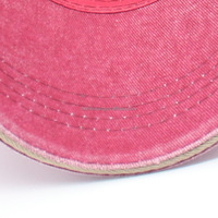 Gorra de Béisbol de Mezclilla con Letras Bordadas Estilo Vintage, 100% Algodón, Unisex, Estilo Coreano, Casual, Versátil, Urbana
