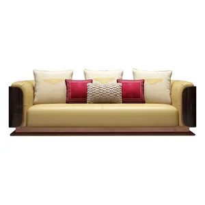 Canapé Chesterfield au design unique et de style moderne tapisserie d'ameublement de meubles de villa personnalisés