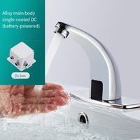 Nouveau Design Robinet Automatique Intelligent à Capteur en ABS, Mitigeur Sans Contact Infrarouge Haut de Gamme pour Lavabo de Chambre