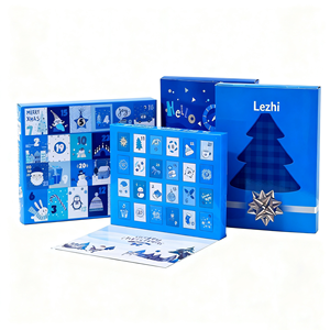 Calendarios de Adviento en blanco 24 piezas caja ciega de Navidad Diy papel misterioso <span class=keywords><strong>Cajas</strong></span> de Regalo <span class=keywords><strong>sorpresa</strong></span> <span class=keywords><strong>para</strong></span> niños niño con bandeja - Product Image 5