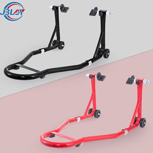 Support de réparation universel pliable pour moto, pour levage et stockage de la roue arrière, avec glissières de repositionnement et cadre de levage - Product Image 1