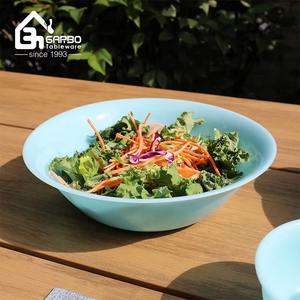 จานแก้วโอปอลโต๊ะรับประทานอาหารสีทึบสีฟ้าเสิร์ฟอาหารค่ำจานแก้วสำหรับบ้าน wholsae - Product Image 3