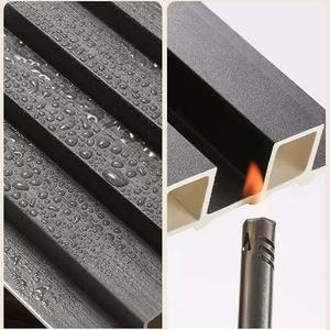 Panel de pared decorativo WPC de diseño moderno Venta caliente de fábrica con precio <span class=keywords><strong>barato</strong></span> para decoración de pared y decoración del hogar Paneles de pared WPC - Product Image 4