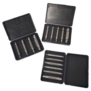 Industrial Grade HSS 4341 Screw Extractor Drill Bit Set Oxide Black Finish for Damaged Broken Bolt <b>Removal</b> Machinery Repair - Product Image 2