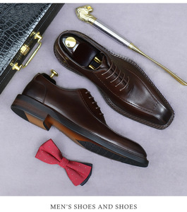 Zapatos de Vestir para Hombre, Diseño Británico de Alta Calidad, Tendencia 2025, Punta en Pico, Transpirables, con Cierre de Cordones, para Oficina y Carrera Profesional - Product Image 5