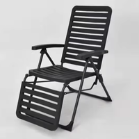 Fauteuil inclinable pliant en plastique imperméable, résistant à la rouille, confortable, pour extérieur, zéro gravité, idéal pour villa - Vente en gros usine
