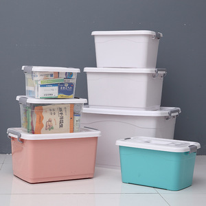 Thickened extra-large <b>storage</b> <b>box</b>, household plastic <b>box</b> for organizing clothes, books, toys, large capacity turnover <b>box</b> - Product Image 1