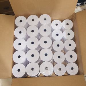 Rouleau de papier thermique Unifon de haute qualité 48g 80x80mm monocouche 100% pâte de bois blanc/rose/jaune papier de caisse enregistreuse direct - Product Image 6