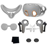Kit de couverture en silicone protecteur VR vente chaude pour Meta Quest 3S VR accessoires masque facial et ensemble de couvertures de contrôleur pour Quest 3s