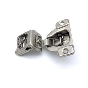 Charnière à bras court de style américain pour installation sur panneau latéral, modèle fin avec fonction d'amortissement réglable en trois dimensions - Product Image 3