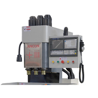 Máquina compuesta automática de perforación y fresado de metal con controlador CNC y paquete