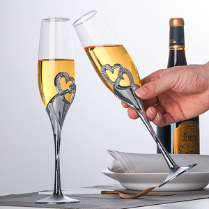 Nouveau verre à <span class=keywords><strong>champagne</strong></span> rose argent mariage personnalisé verre à jus <span class=keywords><strong>de</strong></span> luxe - Product Image 2