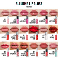 Aceite labial voluminizador vegano de larga duración, hidratante, nutritivo, color nude natural, de marca privada, de alta calidad, personalizado, en 18 colores.