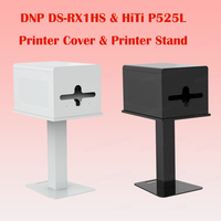 Bergaya dan fungsional: DNP DS620/RX1HS/HiTi P525L/Citizen Printer Cover dan berdiri dengan baki foto untuk stan foto