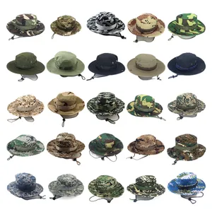 도매 레저 정글 야외 낚시 등산 위장 어부 모자 맞춤형 부니 사파리 모자 남성용