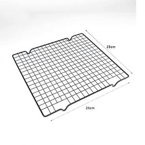 Grille de refroidissement noire antiadhésive pour gâteaux et pains, support de séchage, direct fabricant - Product Image 6