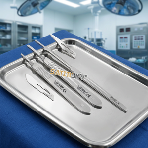 Scalpels et lames chirurgicales en acier inoxydable, couteaux chirurgicaux jetables et réutilisables, instruments chirurgicaux - Product Image 2