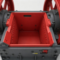 Poulies à gorge rainurée en acier au carbone certifiées ISO9001:2015 pour châssis de machines lourdes, base à bride, OEM/ODM personnalisées pour l'exploitation minière